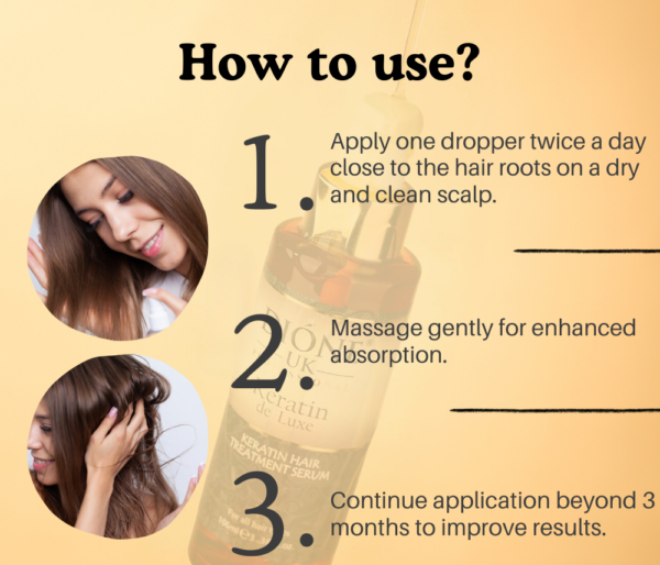 Dione UK Keratin Hair Treatment Serum (100ml) - Image 2